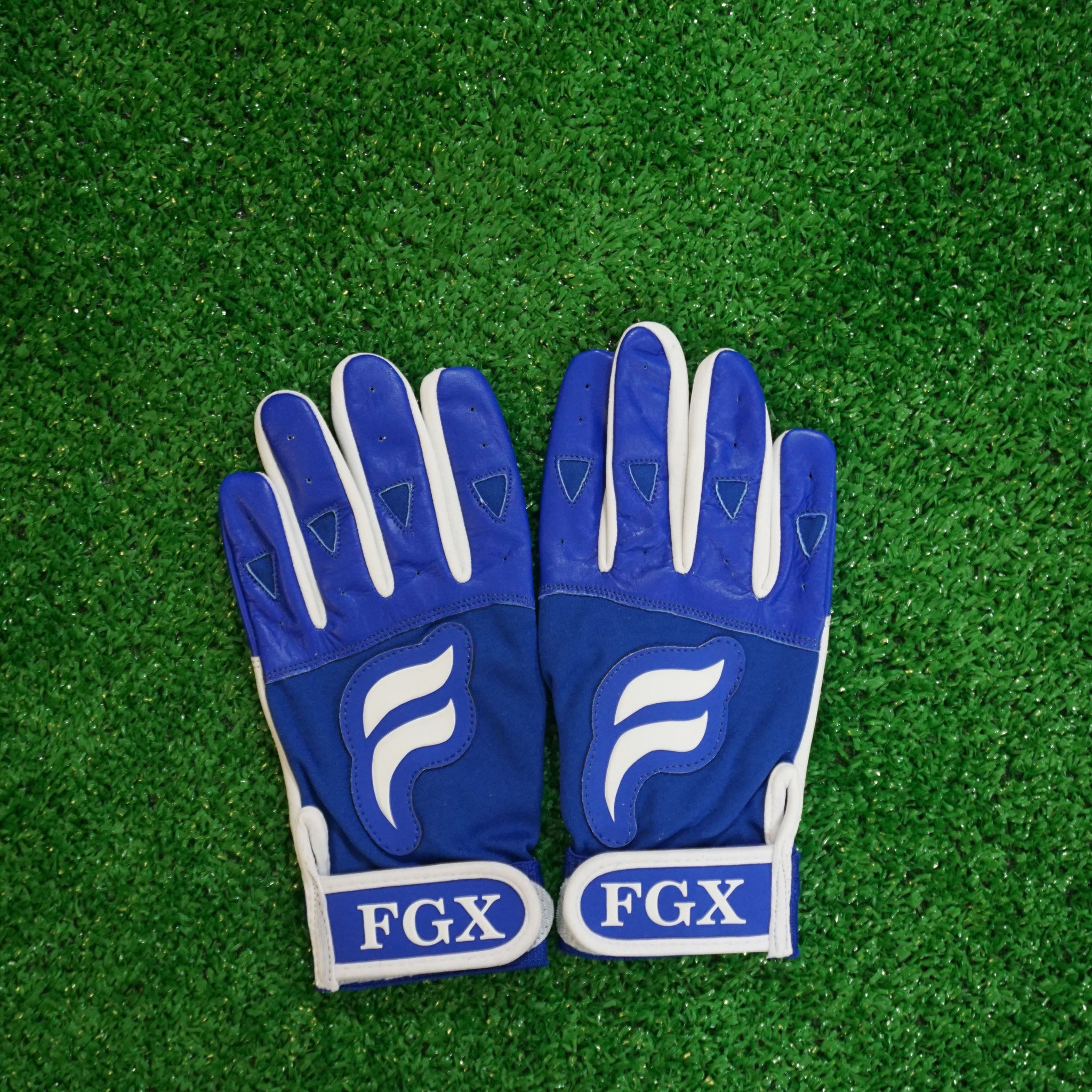 Blue FGX Batting Gloves