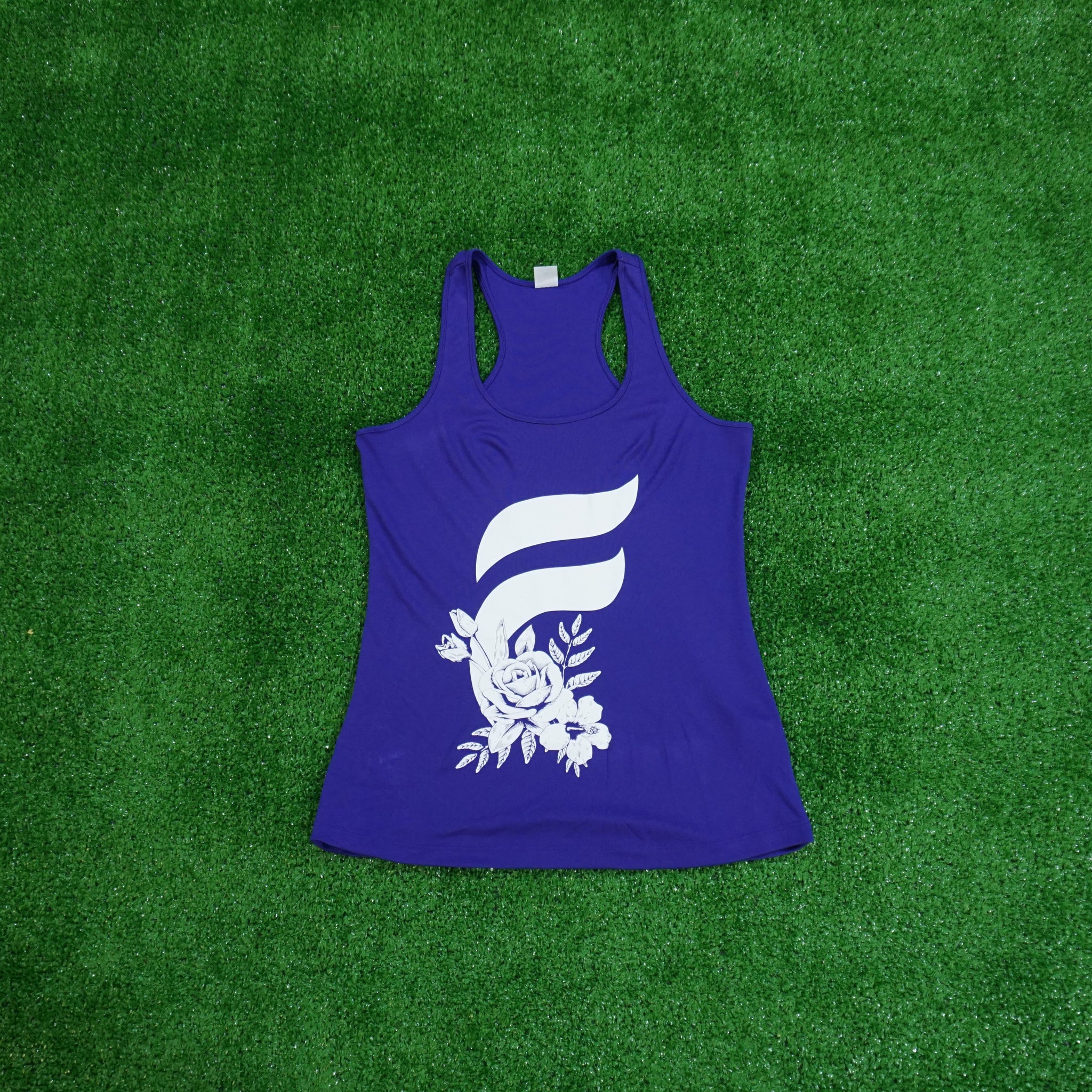 Purple F Flower Logo Women's Razorback